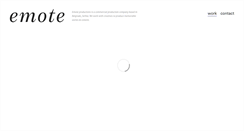 Desktop Screenshot of emoteproductions.com